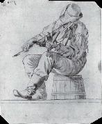 George Caleb Bingham Zeichnung fur oil painting reproduction
